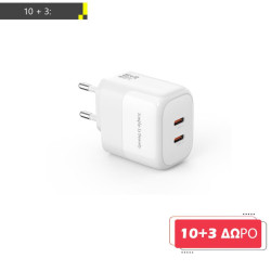 ΜΕ ΑΓΟΡΑ 10 XO L140 GaN NITRIDE ΦΟΡΤΙΣΤΗΣ 35W USB-C , 2 ΘΥΡΕΣ ΔΩΡΟ ΑΚΟΜΑ 3