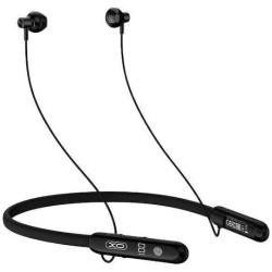 XO BS36, SPORTS NECKBAND, ΜΑΓΝΗΤΙΚΟ, ΜΕ ΟΘΟΝΗ LED, ΚΟΥΜΠΙΑ TOUCH, ΜΑΥΡΟ