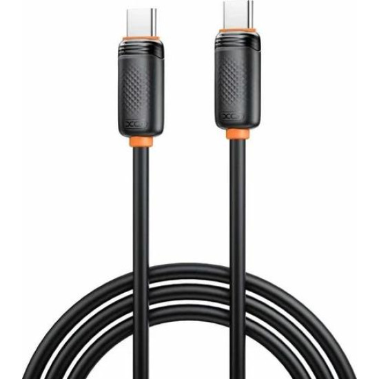 XO NB-Q302B, SHISHI SHUN SERIES, ΚΑΛΩΔΙΟ ΓΡΗΓΟΡΗΣ ΦΟΡΤΙΣΗΣ, TYPE-C ΣΕ TYPE-C, 60W, 1m, ΜΑΥΡΟ