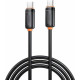 XO NB-Q302B, SHISHI SHUN SERIES, ΚΑΛΩΔΙΟ ΓΡΗΓΟΡΗΣ ΦΟΡΤΙΣΗΣ, TYPE-C ΣΕ LIGHTNING, 27W, 1m, ΜΑΥΡΟ