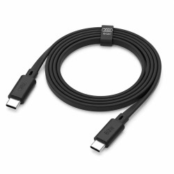 XO NB-Q307, ULTRA-THIN, ΚΑΛΩΔΙΟ ΓΡΗΓΟΡΗΣ ΦΟΡΤΙΣΗΣ, TYPE-C ΣΕ TYPE-C, 60W, MΑΥΡΟ