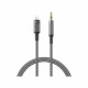 XO NB-R297A, ΚΑΛΩΔΙΟ ΗΧΟΥ LIGHTNING ΣΕ 3.5mm, ΜΑΥΡΟ