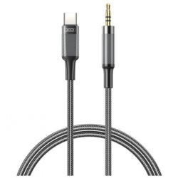 XO NB-R297B, ΚΑΛΩΔΙΟ ΗΧΟΥ TYPE-C ΣΕ 3.5mm, ΜΑΥΡΟ