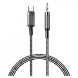 XO NB-R297B, ΚΑΛΩΔΙΟ ΗΧΟΥ TYPE-C ΣΕ 3.5mm, ΜΑΥΡΟ