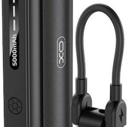 XO PR281, POWERBANK, ΜΕ ΦΑΚΟ, ΚΑΛΩΔΙΟ LIGHTNING, 5000mAh, ΜΑΥΡΟ