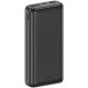 XO PB309, POWERBANK ΓΡΗΓΟΡΗΣ ΦΟΡΤΙΣΗΣ, 20000mAh, 22,5W, ΜΑΥΡΟ