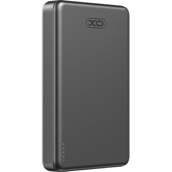 XO PR296, POWERBANK, ΓΡΗΓΟΡΗΣ ΦΟΡΤΙΣΗΣ, ΑΣΥΡΜΑΤΟ, 10000mAh, 22,5W, ΓΚΡΙ