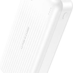 XO PB302, POWERBANK, ΜΕ LED ΟΘΟΝΗ, 20000mAh, ΛΕΥΚΟ
