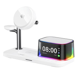 XO CX045 ΒΑΣΗ ΣΤΗΡΙΞΗΣ ΜΕ ΦΟΡΤΙΣΗ 5 ΣΕ 1, 25W, ΜΕ ΡΟΛΟΙ, ΛΕΥΚΟ