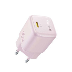 BASEUS PICOGO GAN, ΦΟΡΤΙΣΤΗΣ ΓΡΗΓΟΡΗΣ ΦΟΡΤΙΣΗΣ, ΘΥΡA TYPE-C, 45W, ΡΟΖ