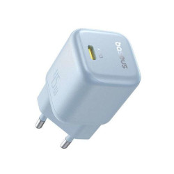 BASEUS PICOGO GAN, ΦΟΡΤΙΣΤΗΣ ΓΡΗΓΟΡΗΣ ΦΟΡΤΙΣΗΣ, ΘΥΡA TYPE-C, 45W, ΜΠΛΕ