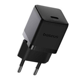 BASEUS PALM ΦΟΡΤΙΣΤΗΣ ΓΡΗΓΟΡΗΣ ΦΟΡΤΙΣΗΣ, 1 ΘΥΡΑ, 30W, ΜΑΥΡΟΣ