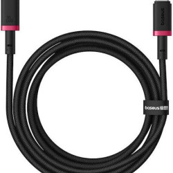 BASEUS DURA SERIES, ΚΑΛΩΔΙΟ ΓΡΗΓΟΡΗΣ ΦΟΡΤΙΣΗΣ, TYPE-C ΣΕ LIGHTNING, 20W, 2m, ΚΟΚΚΙΝΟ-ΜΑΥΡΟ