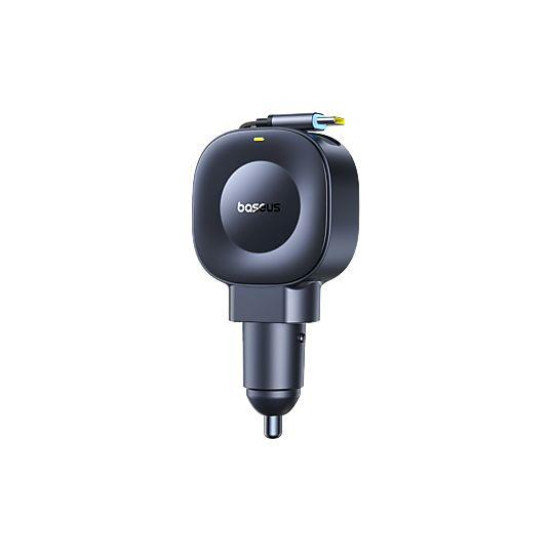 BASEUS PRIME TRIP VR2, ΦΟΡΤΙΣΤΗΣ ΑΥΤΟΚΙΝΗΤΟΥ, ΠΤΥΣΣΟΜΕΝΟ ΚΑΛΩΔΙΟ, 30W, ΜΑΥΡΟ