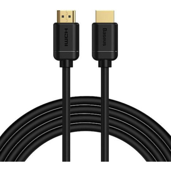 BASEUS HIGH DEFINITION SERIES, ΚΑΛΩΔΙΟ HDMI, 3m, ΜΑΥΡΟ