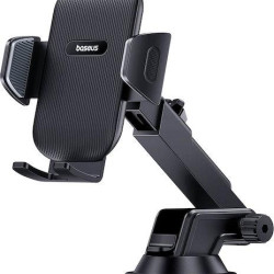 BASEUS ULTRACONTROL GO SERIES, ΒΑΣΗ ΣΤΗΡΙΞΗΣ ΚΙΝΗΤΟΥ, ΜΕ ΒΕΝΤΟΥΖΑ, ΜΑΥΡΟ