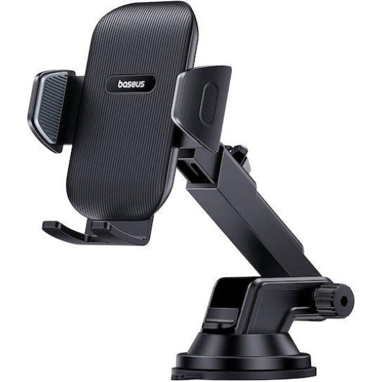 BASEUS ULTRACONTROL GO SERIES, ΒΑΣΗ ΣΤΗΡΙΞΗΣ ΚΙΝΗΤΟΥ, ΜΕ ΒΕΝΤΟΥΖΑ, ΜΑΥΡΟ