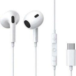 BASEUS ENCOK CZ17, ΕΝΣΥΡΜΑΤΑ ΑΚΟΥΣΤΙΚΑ, SEMI IN EAR, ΛΕΥΚΑ