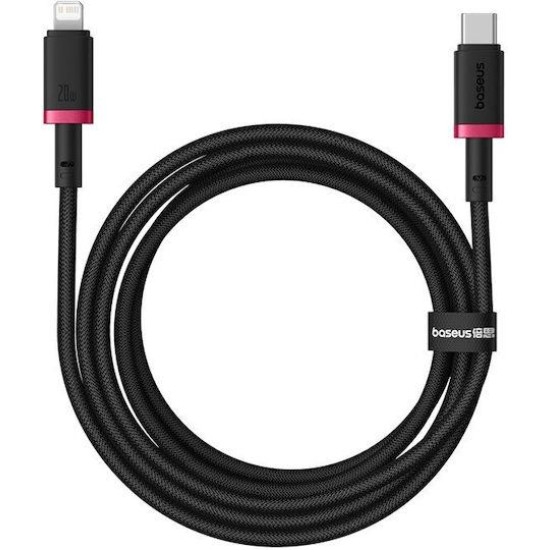 BASEUS DURA SERIES, ΚΑΛΩΔΙΟ ΓΡΗΓΟΡΗΣ ΦΟΡΤΙΣΗΣ, TYPE-C ΣΕ LIGHTNING, 1m, ΚΟΚΚΙΝΟ-ΜΑΥΡΟ BASEUS DURA SERIES, ΚΑΛΩΔΙΟ ΓΡΗΓΟΡΗΣ ΦΟΡΤΙΣΗΣ, TYPE-C ΣΕ LIGHTNING, 1m, ΚΟΚΚΙΝΟ-ΜΑΥΡΟ