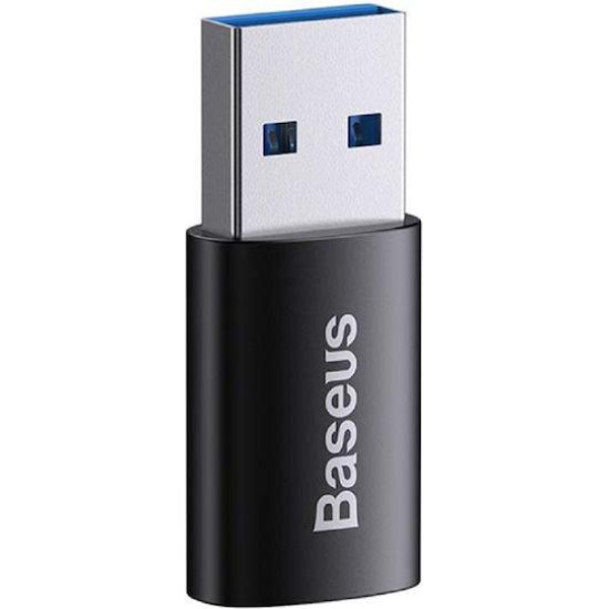 BASEUS INGENUITY SERIES, ΑΝΤΑΠΤΟΡΑΣ OTG, USB ΣΕ TYPE-C, ΜΑΥΡΟΣ