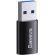 BASEUS INGENUITY SERIES, ΑΝΤΑΠΤΟΡΑΣ OTG, USB ΣΕ TYPE-C, ΜΑΥΡΟΣ
