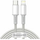 BASEUS HIGH DENSITY, ΚΑΛΩΔΙΟ ΓΡΗΓΟΡΗΣ ΦΟΡΤΙΣΗΣ, TYPE-C ΣΕ LIGHTNING, 20W, 2m, ΛΕΥΚΟ