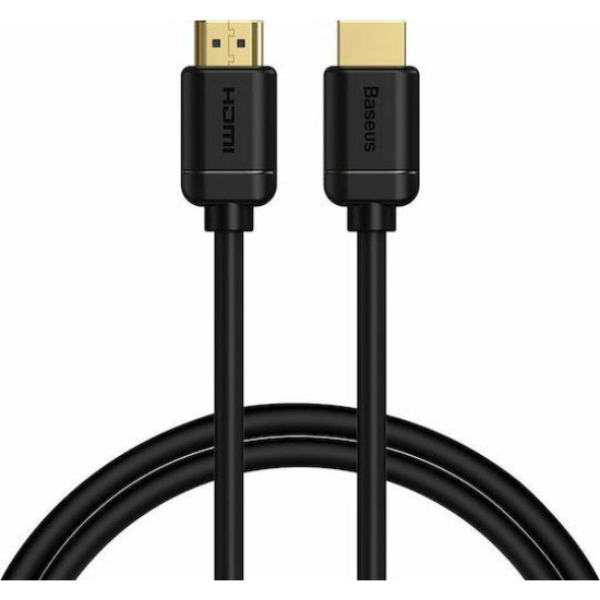 BASEUS HIGH DEFINITION SERIES, ΚΑΛΩΔΙΟ HDMI, 1m, ΜΑΥΡΟ