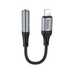 HOCO LS36A FRESH, ΑΝΤΑΠΤΟΡΑΣ LIGHTNING ΣΕ  3.55m, ΜΑΥΡΟ