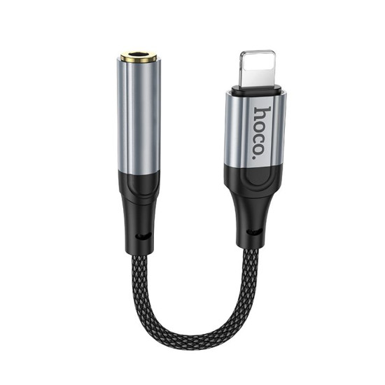 HOCO LS36A FRESH, ΑΝΤΑΠΤΟΡΑΣ LIGHTNING ΣΕ  3.55m, ΜΑΥΡΟ