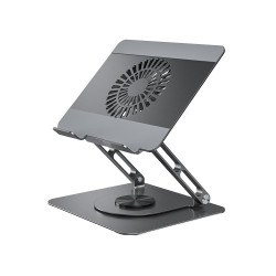XO C182 ΜΕΤΑΛΛΙΚΗ ΒΑΣΗ ΣΤΗΡΙΞΗΣ LAPTOP/TABLET, ΜΕ ΑΝΕΜΙΣΤΗΡΑ, ΑΣΗΜΙ