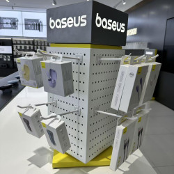 BASEUS STAND ΠΑΓΚΟΥ 4ων ΠΛΕΥΡΩΝ ΜΕ 16 ΓΑΤΖΑΚΙΑ 250 x 250 x 565mm BASEUS STAND ΠΑΓΚΟΥ 4ων ΠΛΕΥΡΩΝ ΜΕ 16 ΓΑΤΖΑΚΙΑ 250 x 250 x 565mm