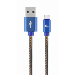 ΚΑΛΩΔΙΟ ΕΠΕΝΔΥΣΗ JEANS USB 2.0 to Type-C 2 m