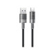 XO NB-Q282A ΚΑΛΩΔΙΟ ΣΙΛΙΚΟΝΗΣ TYPE-C 6A, ΜΑΥΡΟ