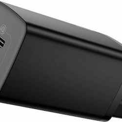 BASEUS GAN 2 LITE ΦΟΡΤΙΣΤΗΣ ΓΡΗΓΟΡΗΣ ΦΟΡΤΙΣΗΣ, 2 ΘΥΡΕΣ, 65W, ΜΑΥΡΟΣ