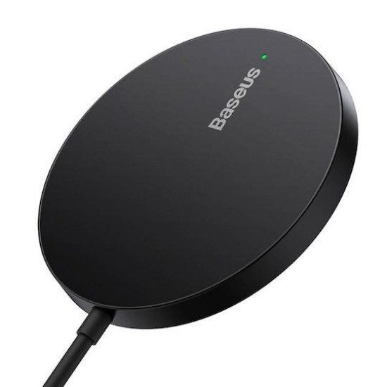 BASEUS SIMPLE MINI3 ΑΣΥΡΜΑΤΟΣ ΦΟΡΤΙΣΤΗΣ, 15W, ΜΑΥΡΟΣ