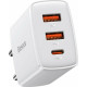 BASEUS COMPACT ΦΟΡΤΙΣΤΗΣ ΓΡΗΓΟΡΗΣ ΦΟΡΤΙΣΗΣ, 3 ΘΥΡΕΣ, 30W, ΛΕΥΚΟΣ