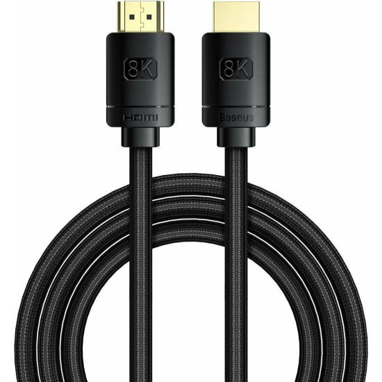 BASEUS HIGH DEFINITION SERIES, ΚΑΛΩΔΙΟ HDMI, 8K, 2m, ΜΑΥΡΟ