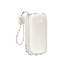 BASEUS ENERFILL FC21 QPOW3 ULTRA, POWERBANK, 10000MAh, ΜΕ ΑΠΟΣΠΩΜΕΝΟ ΚΑΛΩΔΙΟ LIGHTNING, 45W, ΜΕ ΨΗΦΙΑΚΗ ΟΘΟΝΗ, ΤΙΤΑΝΙΟ