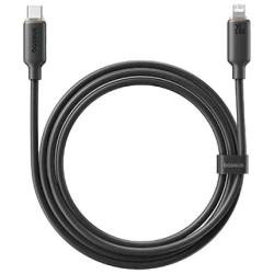 BASEUS FOAMED SILICONE, ΚΑΛΩΔΙΟ ΓΡΗΓΟΡΗΣ ΦΟΡΤΙΣΗΣ, TYPE-C ΣΕ LIGHTNING, 20W, 2M, ΜΑΥΡΟ BASEUS FOAMED SILICONE, ΚΑΛΩΔΙΟ ΓΡΗΓΟΡΗΣ ΦΟΡΤΙΣΗΣ, TYPE-C ΣΕ LIGHTNING, 20W, 2M, ΜΑΥΡΟ
