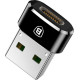 BASEUS ΑΝΤΑΠΤΟΡΑΣ TYPE-C ΣΕ USB, ΜΑΥΡΟΣ