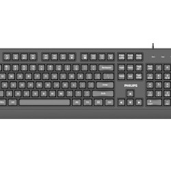PHILIPS SPK6247 ΕΝΣΥΡΜΑΤΟ ΠΛΗΚΤΡΟΛΟΓΙΟ, ΜΑΥΡΟ