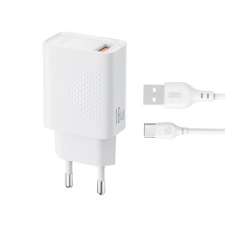 XO ΦΟΡΤΙΣΤΗΣ ΓΡΗΓΟΡΗΣ ΦΟΡΤΙΣΗΣ L159, 18W, ΜΕ ΚΑΛΩΔΙΟ TYPE-C, 1 ΘΥΡΑ