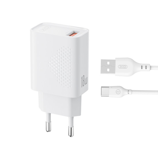 XO ΦΟΡΤΙΣΤΗΣ ΓΡΗΓΟΡΗΣ ΦΟΡΤΙΣΗΣ L159, 18W, ΜΕ ΚΑΛΩΔΙΟ TYPE-C, 1 ΘΥΡΑ XO ΦΟΡΤΙΣΤΗΣ ΓΡΗΓΟΡΗΣ ΦΟΡΤΙΣΗΣ L159, 18W, ΜΕ ΚΑΛΩΔΙΟ TYPE-C, 1 ΘΥΡΑ