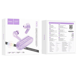 HOCO EW39 BRIGHT ΑΚΟΥΣΤΙΚΑ BLUETOOTH, ΜΩΒ, ENC