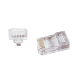ΑΚΡΟΔΕΚΤΗΣ CABLEXPERT 8P8C RJ45 LAN, UTP CAT5e, PASS THROUG ΣΑΚΟΥΛΑΚΙ 100 ΤΕΜΑΧΙΩΝ