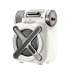 XO F72 MECHA ΦΟΡΗΤΟ ΗΧΕΙΟ BLUETOOTH, ΛΕΥΚΟ