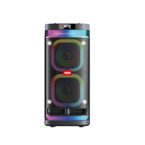 XO F58 SHINE ΦΟΡΗΤΟ ΗΧΕΙΟ BLUETOOTH, RGB, 40W, ΤΗΛΕΧΕΙΡΙΣΤΗΡΙΟ, ΜΙΚΡΟΦΩΝΟ, ΜΑΥΡΟ
