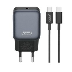 XO L153 ΦΟΡΤΙΣΤΗΣ 20W, ΜΕ ΚΑΛΩΔΙΟ TYPE-C, ΜΑΥΡΟΣ