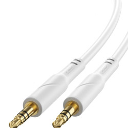 XO NB-R271 ΚΑΛΩΔΙΟ ΗΧΟΥ 3.5MM TO 3.5MM, 1M, ΛΕΥΚΟ