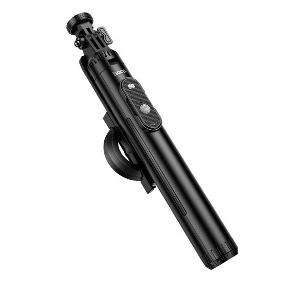 HOCO K25 SHERKHAN ΜΑΓΝΗΤΙΚΟ SELFIE STICK, ΑΛΟΥΜΙΝΙΟ, ΜΑΥΡΟ